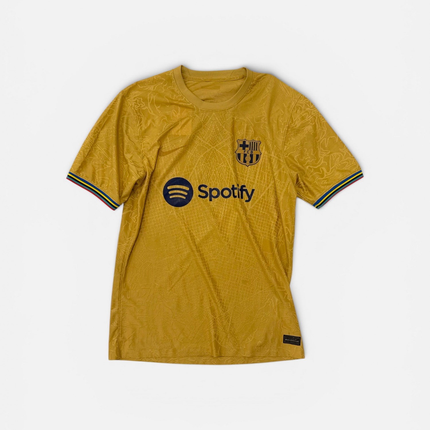Nike FC Barcelona Away Jersey 2024/25 Spotify Χρυσή Ποδοσφαιρική Φανέλα